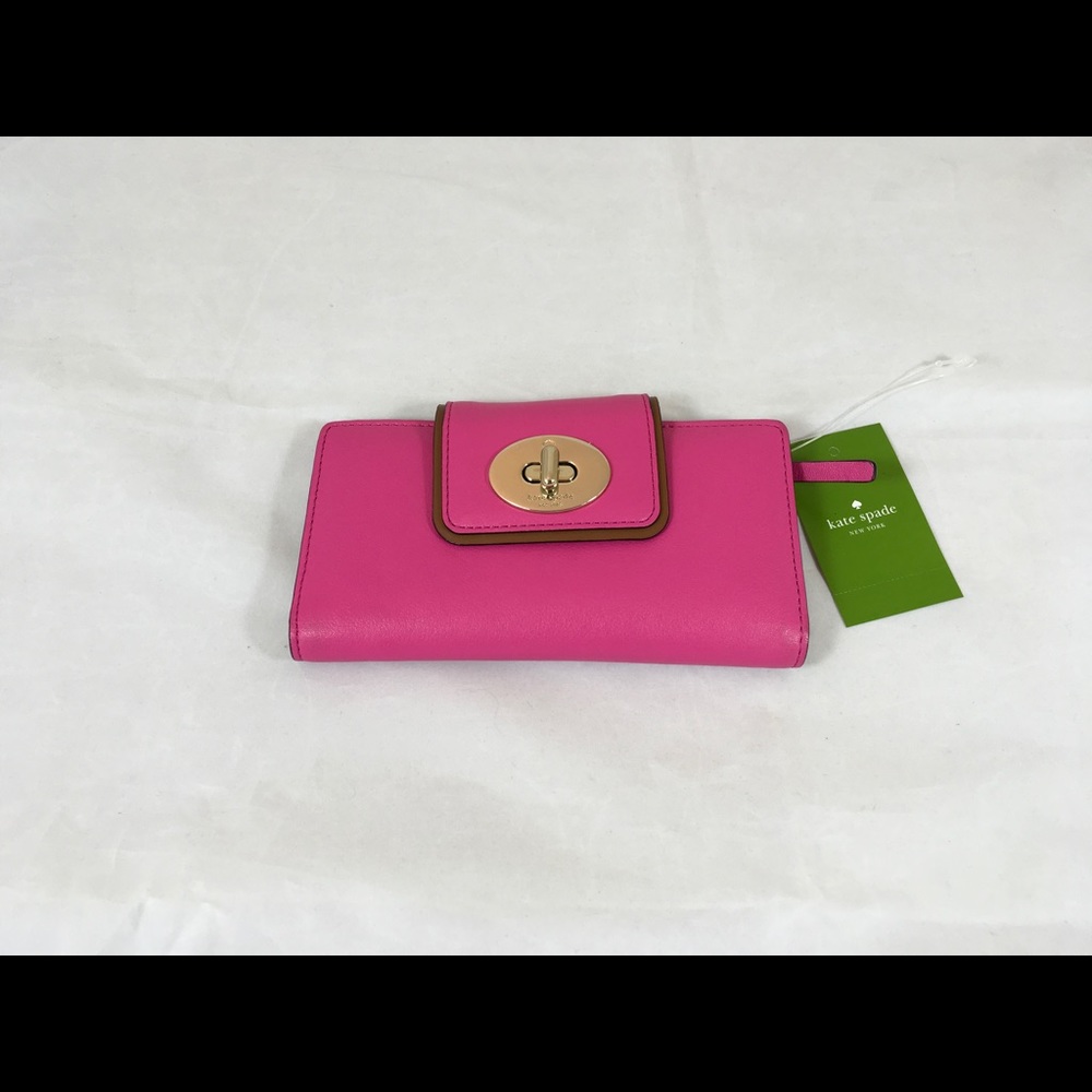 NWT Kate Spade Hampton Road Turnkey Leather Wallet - Picture 2 of 5