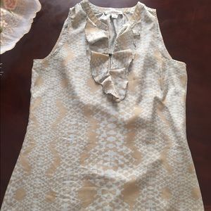 Silk Banana Republic Sleeveless Blouse