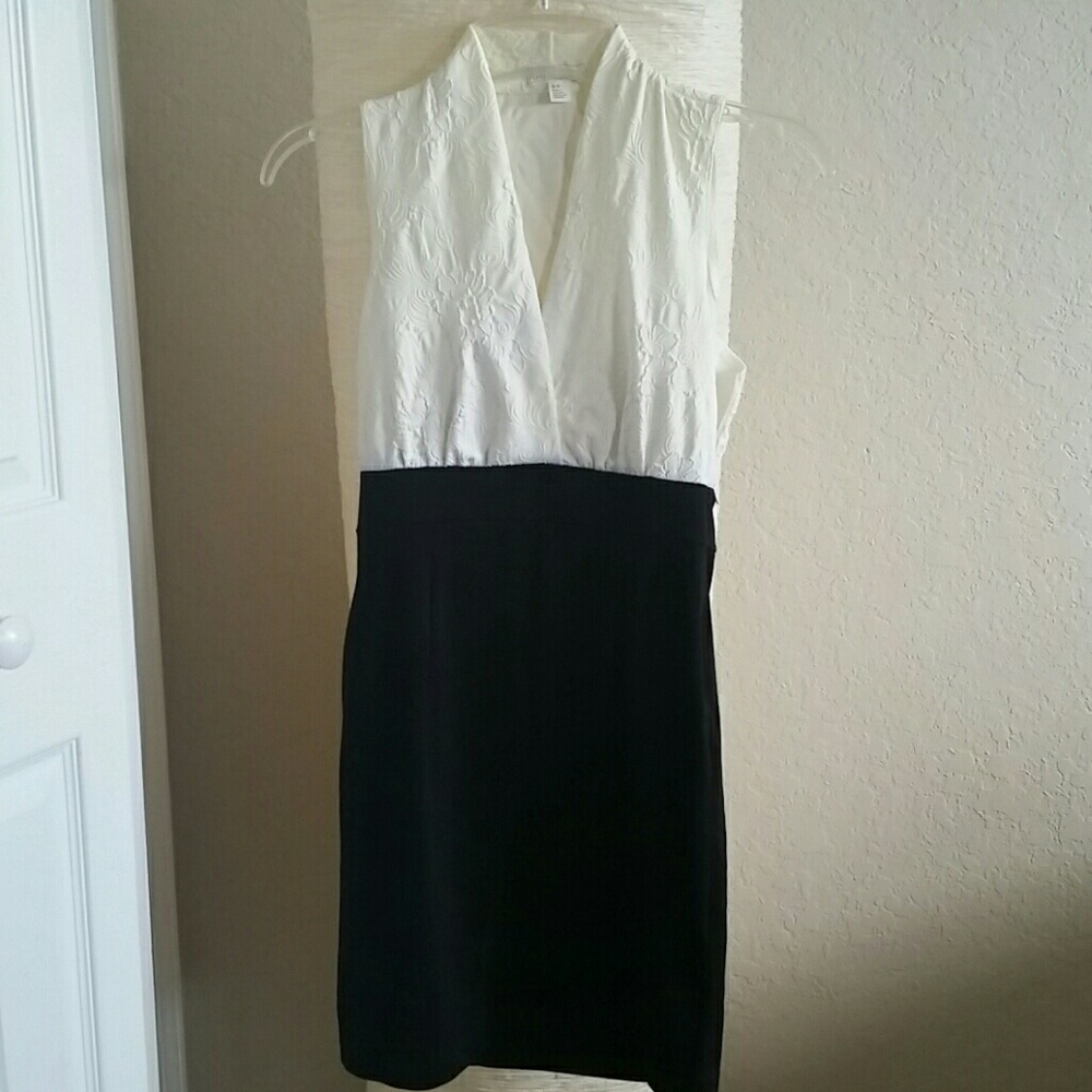 Black and white dress