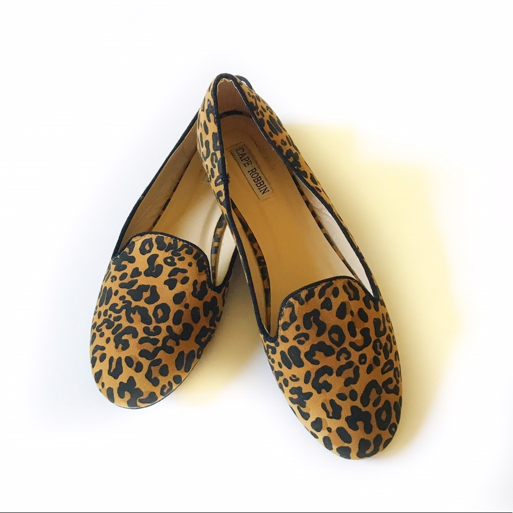 Boutique Leopard Flats, sz 10
