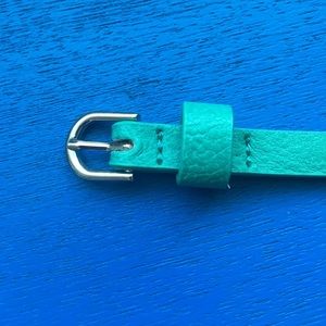 Old Navy Skinny Teal Belt