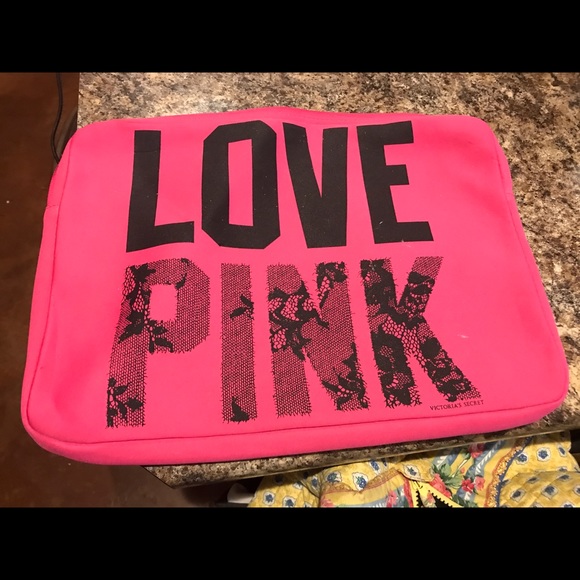 Love Pink Laptop Case - Picture 1 of 1