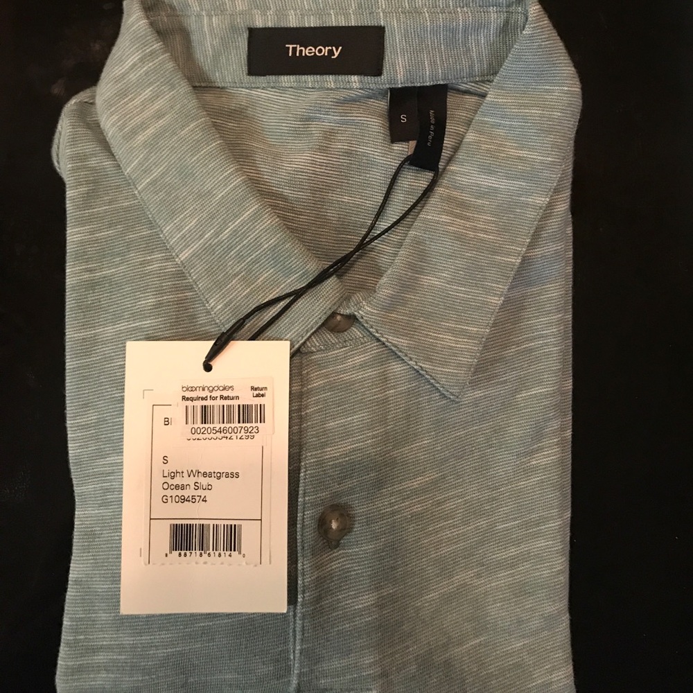 Theory Size Small Polo Shirt.