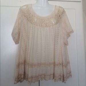 FREE PEOPLE Lace & Crochet Camisole