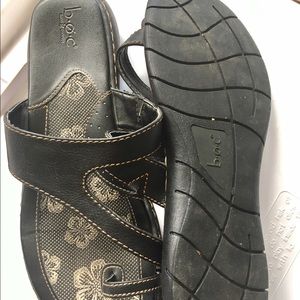 Boc toe Sandel in black
