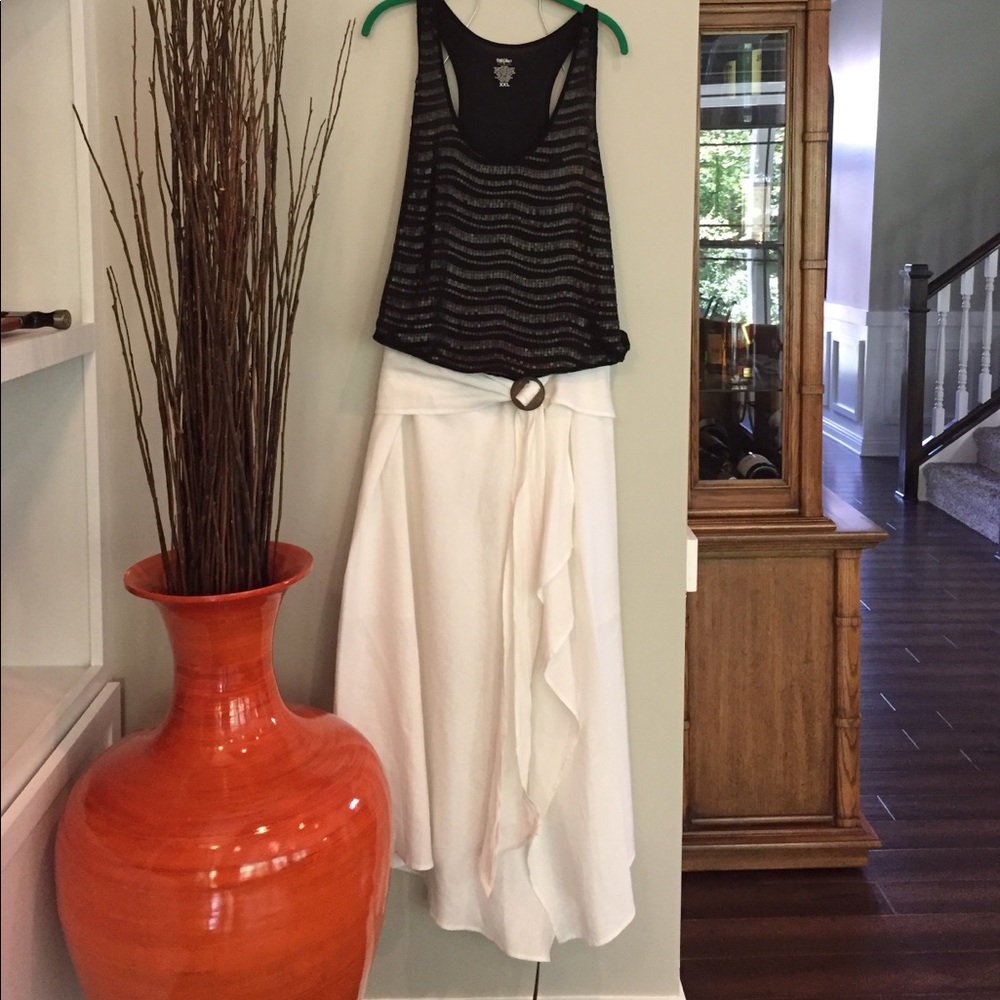 100% Linen Skirt