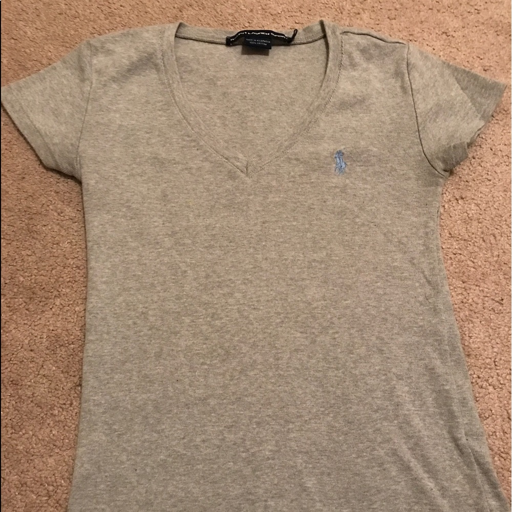 Gray Ralph Lauren Polo T-Shirt