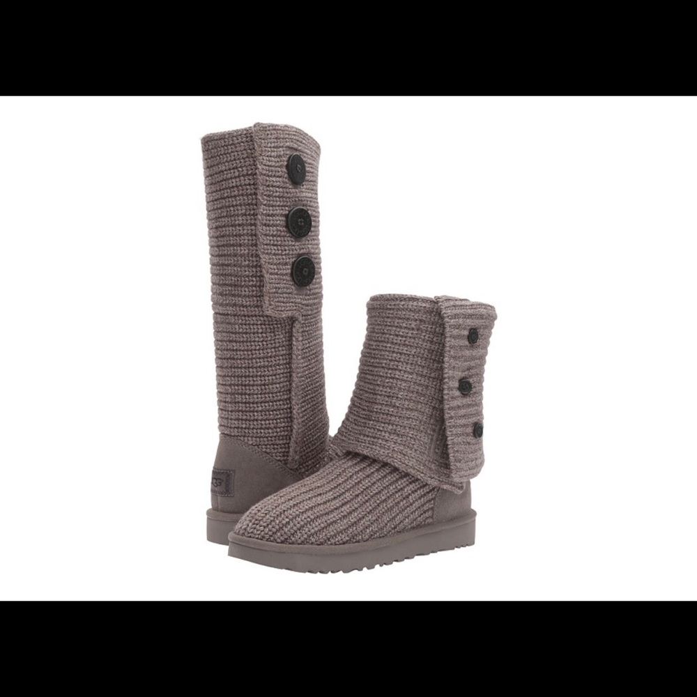 UGG Gray Classic Cardy Boots Size 9