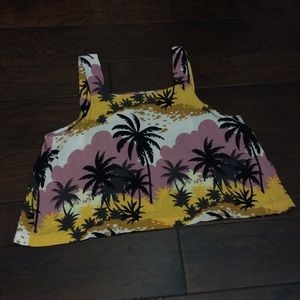 Patterned, flowy Topshop tank