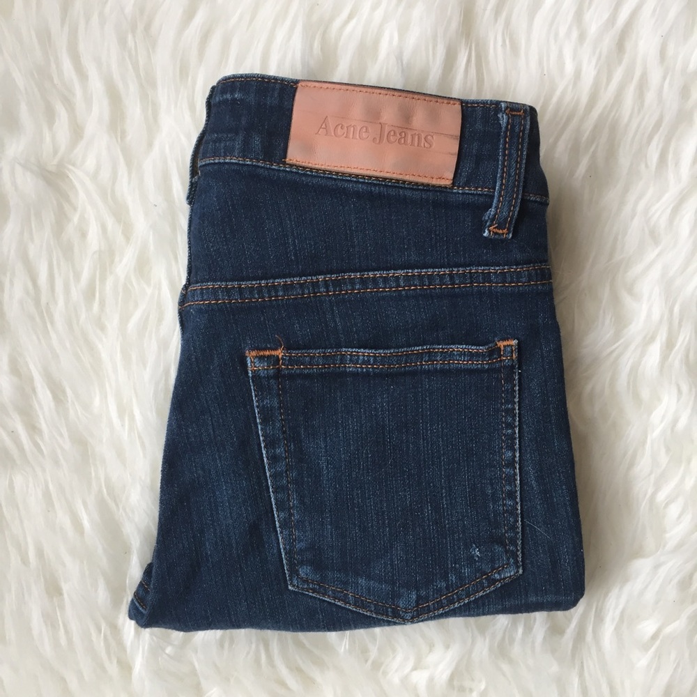 {Acne Jeans} Hex DC Dark Wash Skinny Jeans 