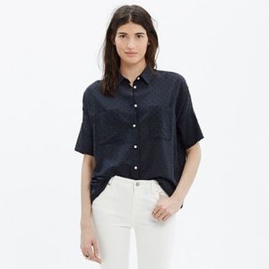⭐️Madewell Courier Shirt in Clipdot⭐️