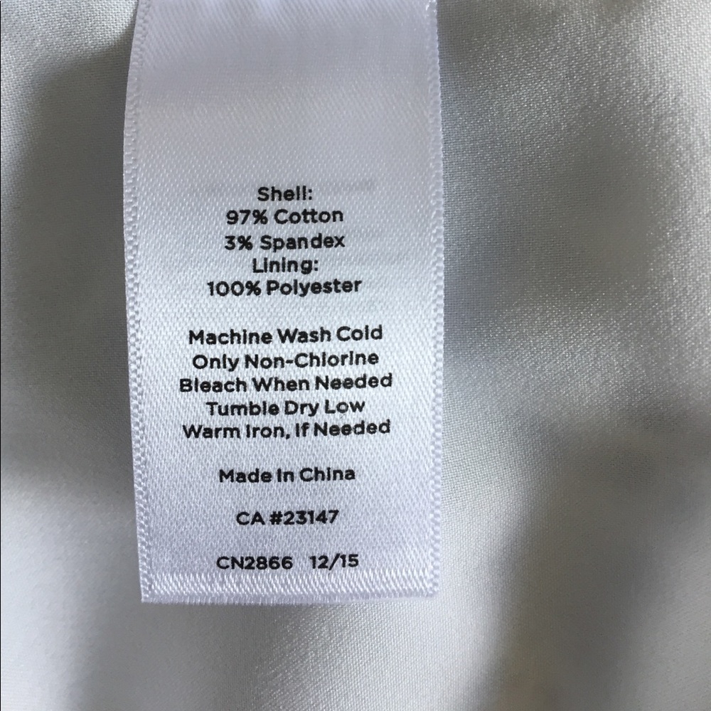 NWT Talbots blue and white skirt, 8. - Picture 4 of 6