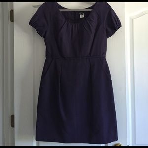J. Crew Navy Cotton/silk Dress
