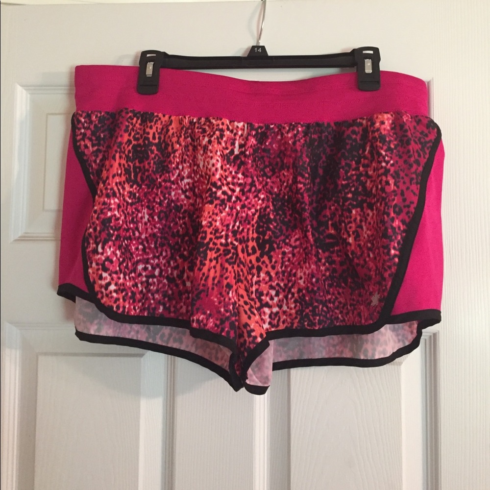 Size Xl pink running shorts by tek gear!