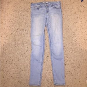 Hollister Light wash skinny jeans