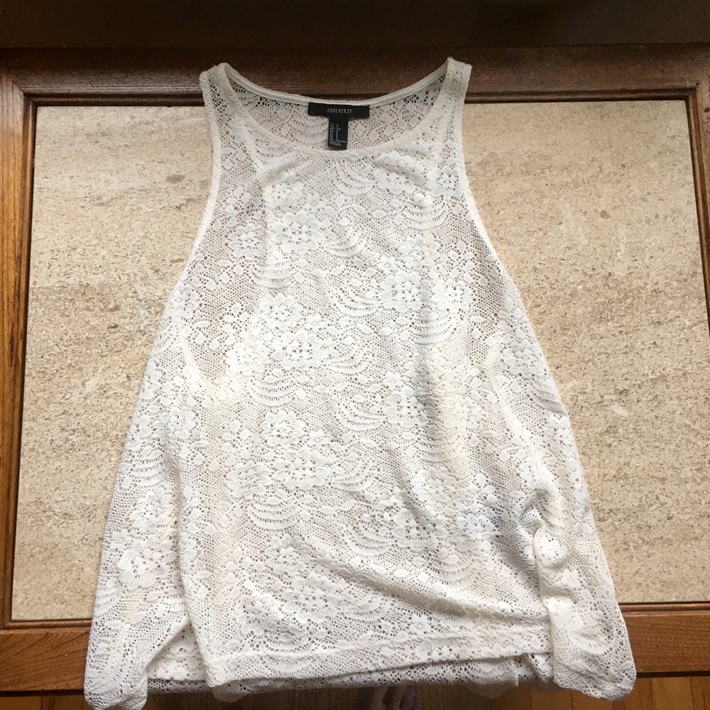 Forever21 Lace Tank