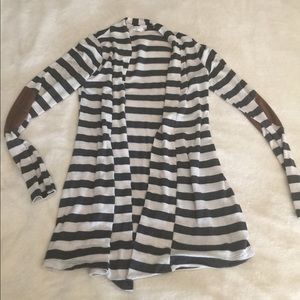 Boutique striped cardigan