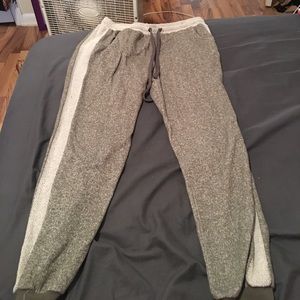 Olive green sweatpants