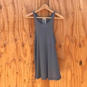 FREE PEOPLE gray basic tank