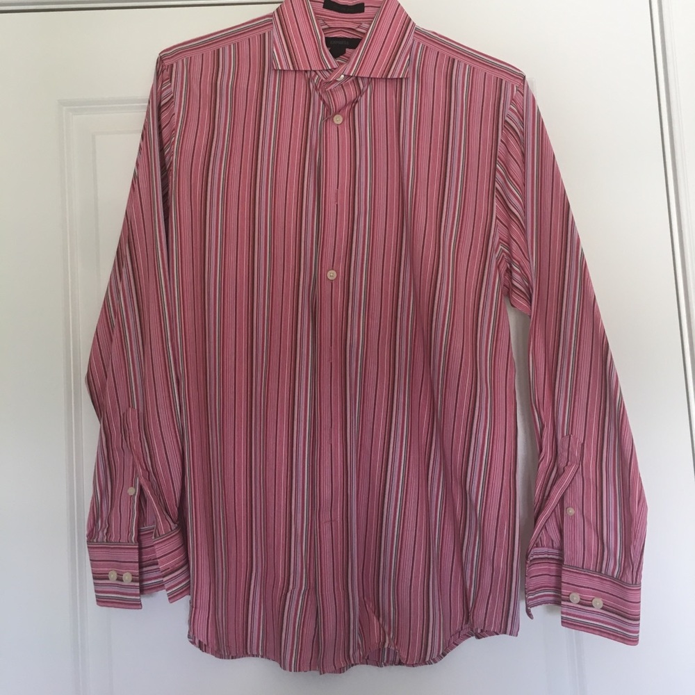 Express Striped Multicolor Dress Shirt