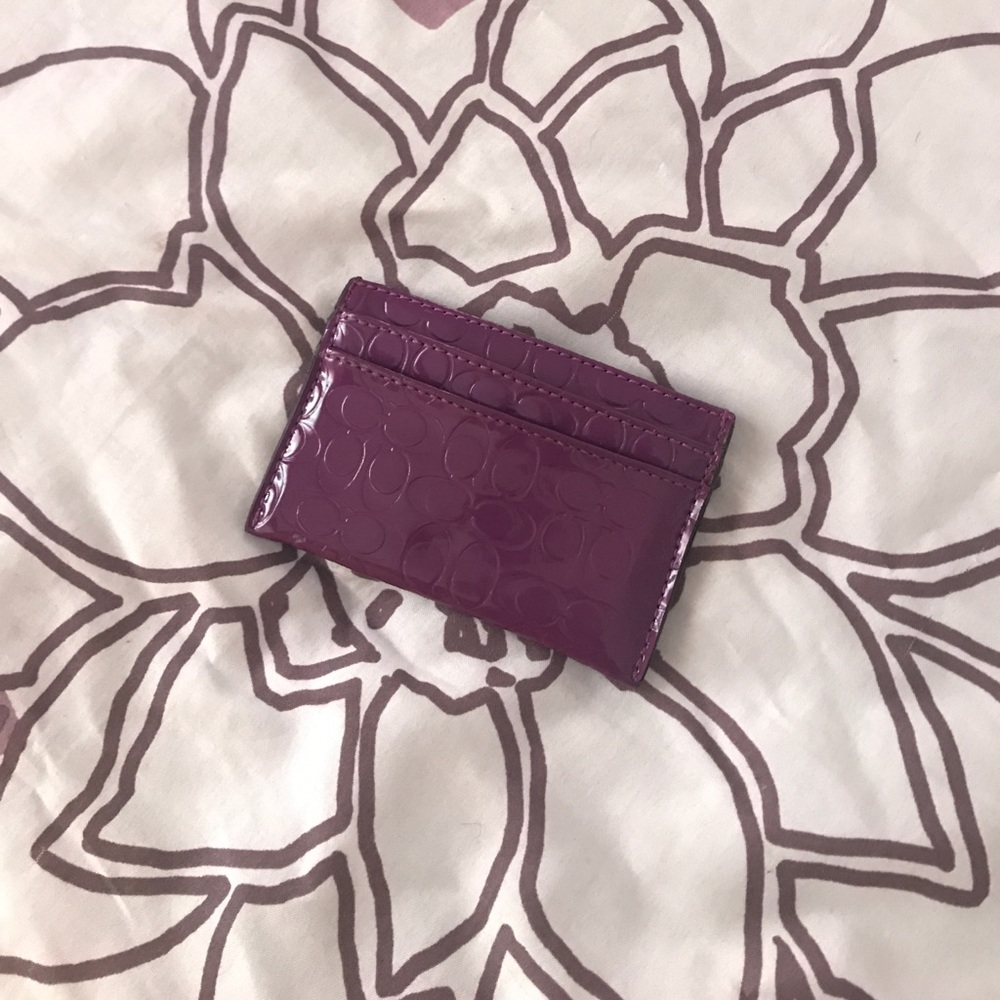 Coach credit card holder