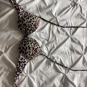 Cheetah print swim suit top