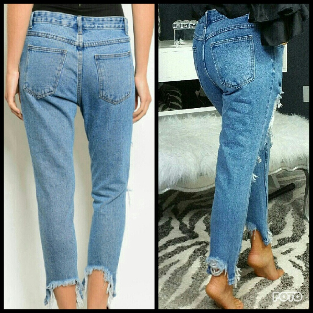 DISTRESSED JEANS - Picture 4 of 4