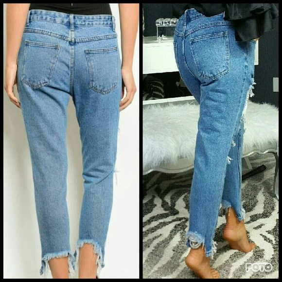 DISTRESSED JEANS - Picture 4 of 4