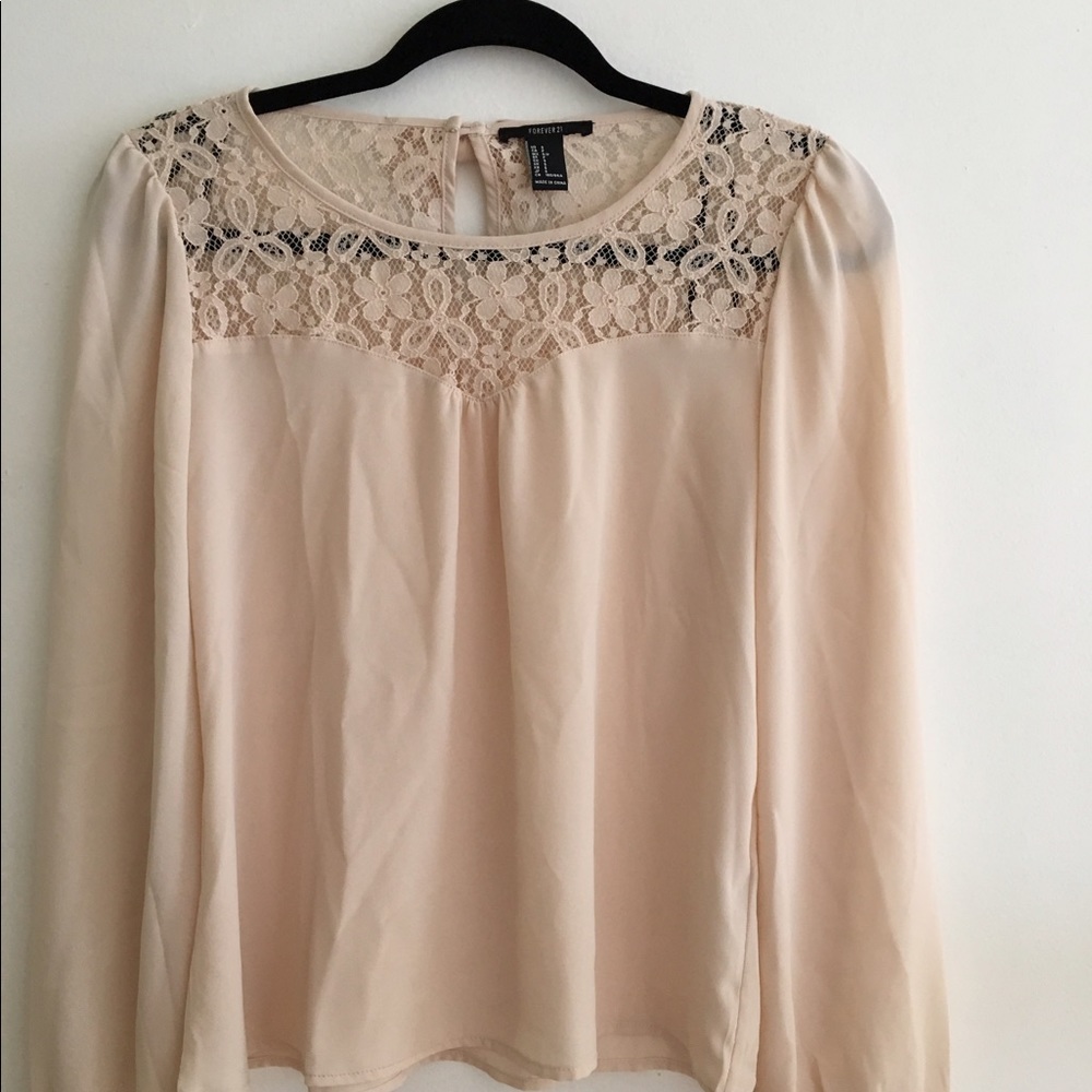 Cream blouse