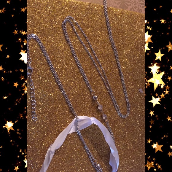 Criss Cross Silver Body Chain Harness Hollow Cage Bralette Jewelry - Picture 3 of 3