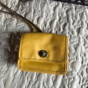cute LITTLE Leather BAG💛💛COACH SALE