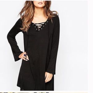 ASOS black swing dress