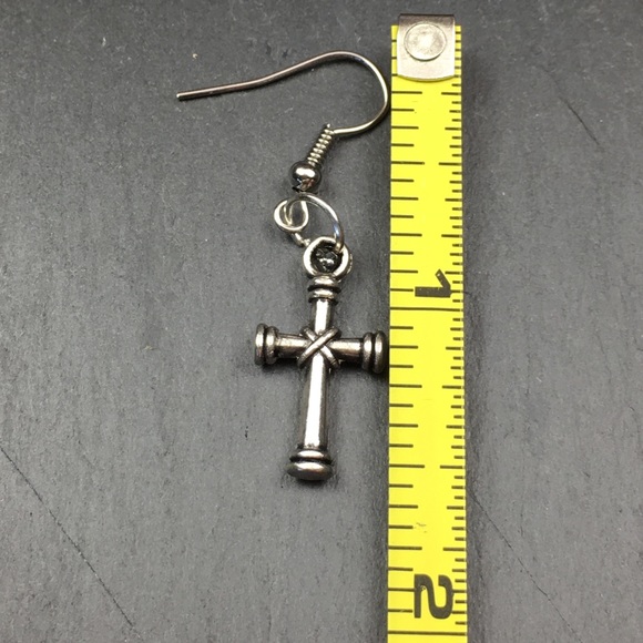 Cross Earrings - Picture 8 of 8