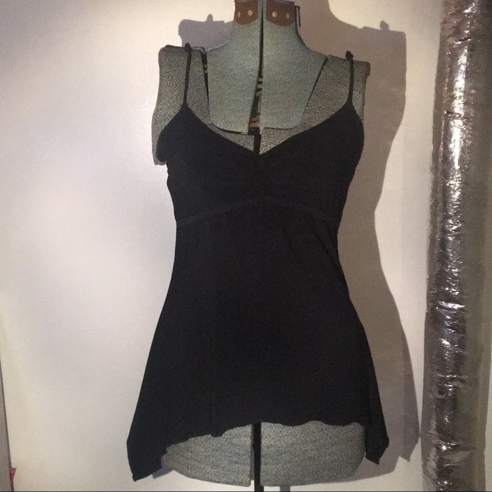 Black tank top
