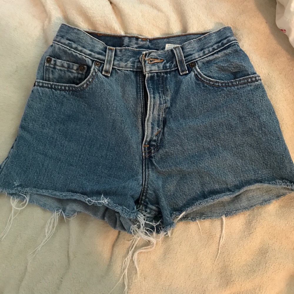 Levi denim cutoffs