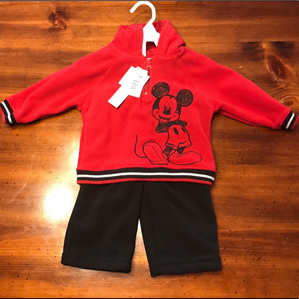Disney Baby 12 months Fleece Half Zip Pull-over