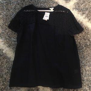 Navy JCrew top