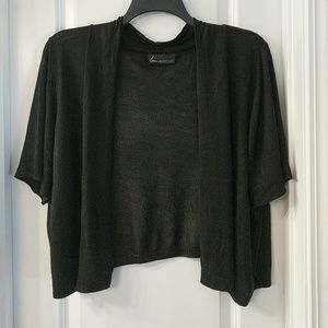Lane Bryant black shrug 22/24 light wear