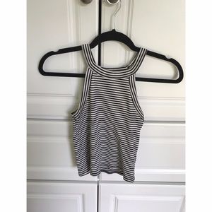 One Clothing Stripe Crop Top