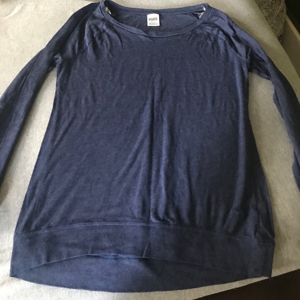 Blue long sleeve shirt