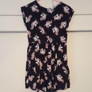 H&M Dresses - 2-3 years H&M Girls Black and Pink Unicorn Dress! H&M Dresses - 2-3 years H&M Girls Black and Pink Unicorn Dress!