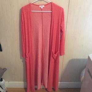 Small lularoe Sarah. Heathered orange