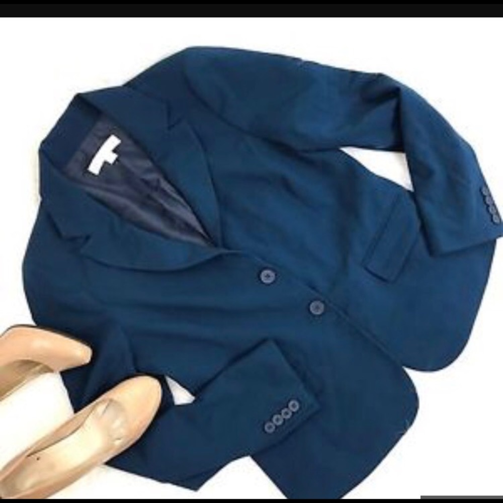 New York and company Teal blazer