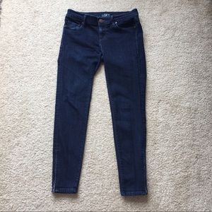 Ann Taylor Loft modern skinny ankle jeans 24/00