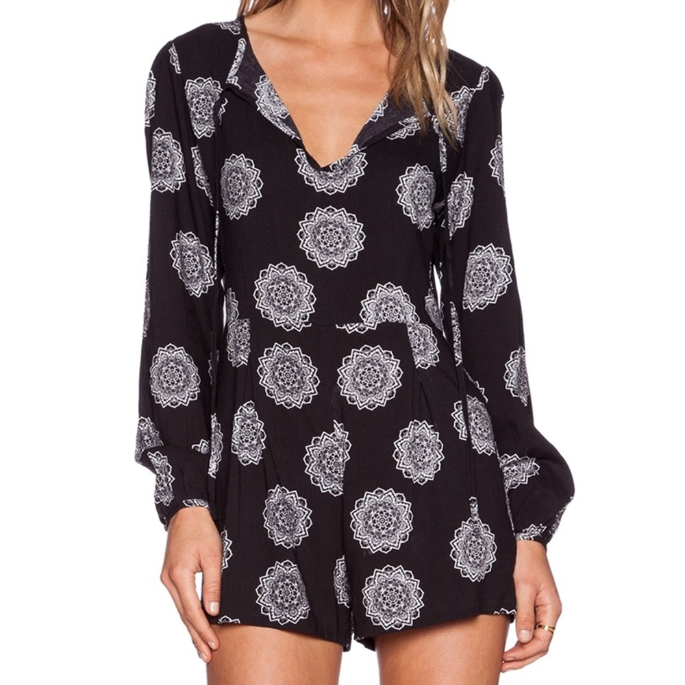 Revolve Motel hippy romper in lotus