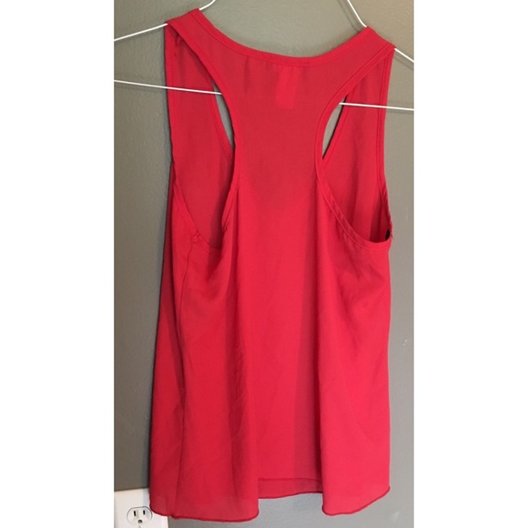 Red Chiffon Tank from Deb - Picture 2 of 3