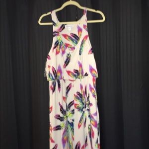 Feather Print Jumpsuit