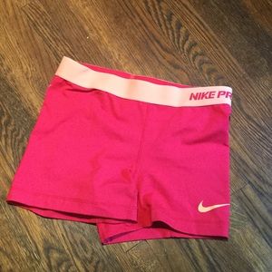 NIKE hot pink Spandex