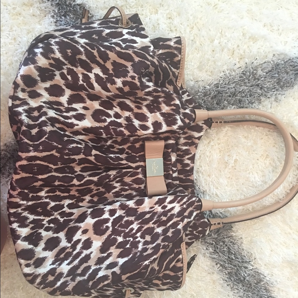 Kate Spade Leopard Print Diaper Bag