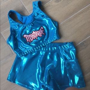 Turquoise Mystique cheer/dance AXS or YL